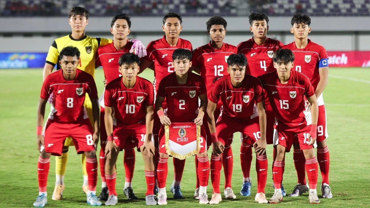 Starting XI Timnas Indonesia U-17